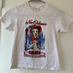 betty boop nola baby tee